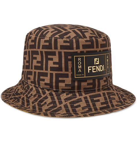 fendi bucket hat women's|fendi denim bucket hat.